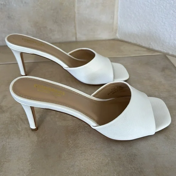 Cushionaire Evie One Band Dress Heel White 6.5M - Picture 5 of 8